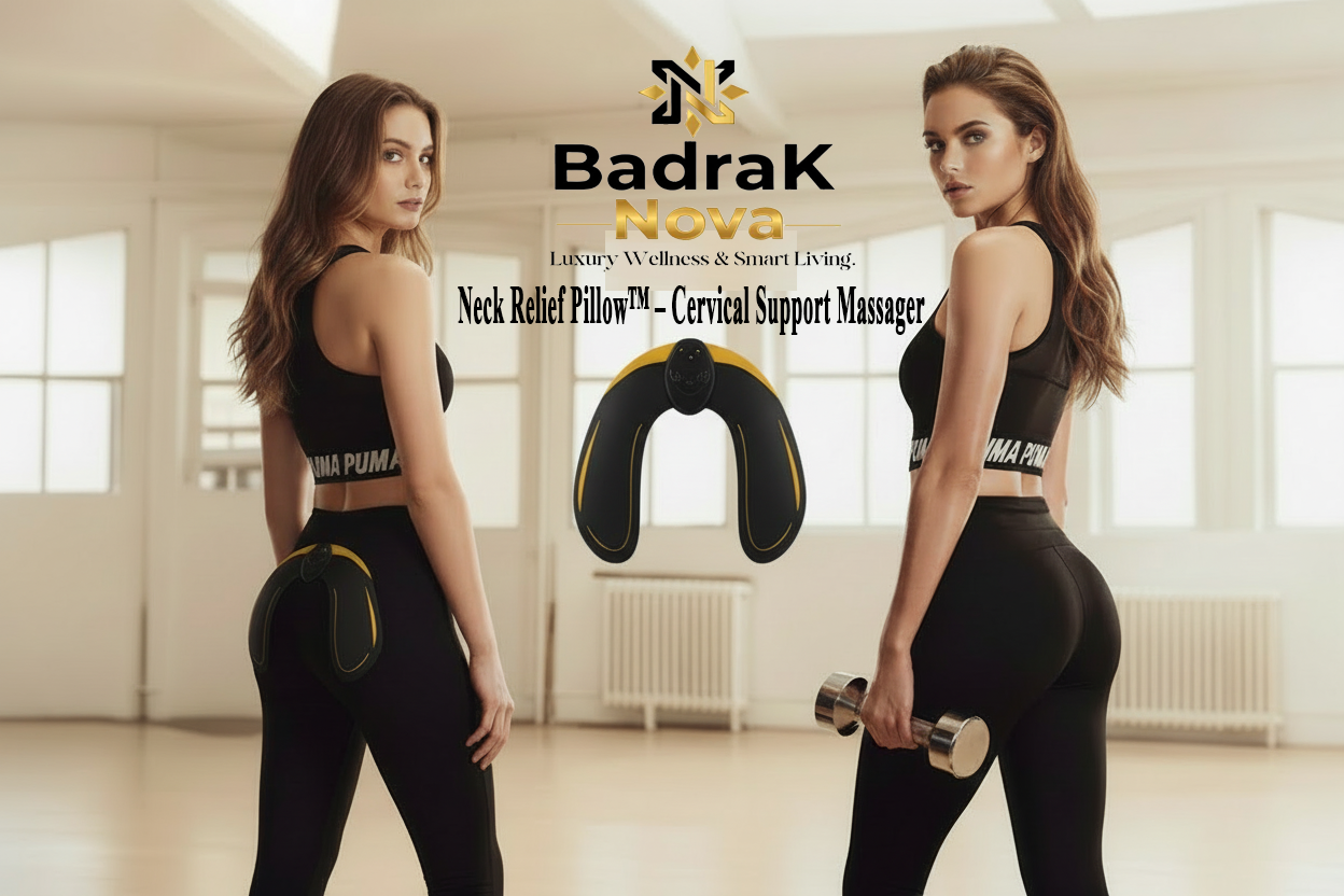💆‍♂️ BadraK Nova Neck Relief Pillow™ – Cervical Support Massager