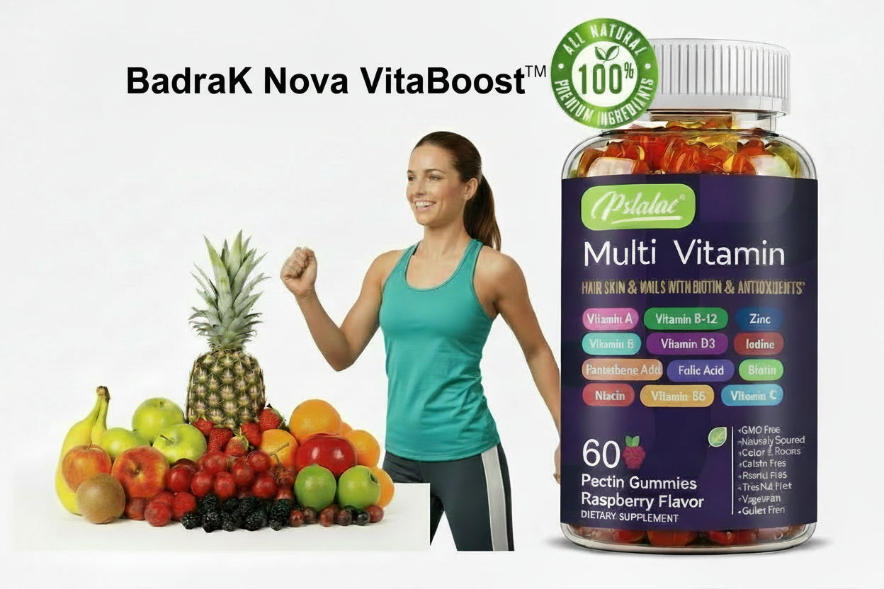 💊 BadraK Nova VitaBoost™ – Multivitamin Gummies