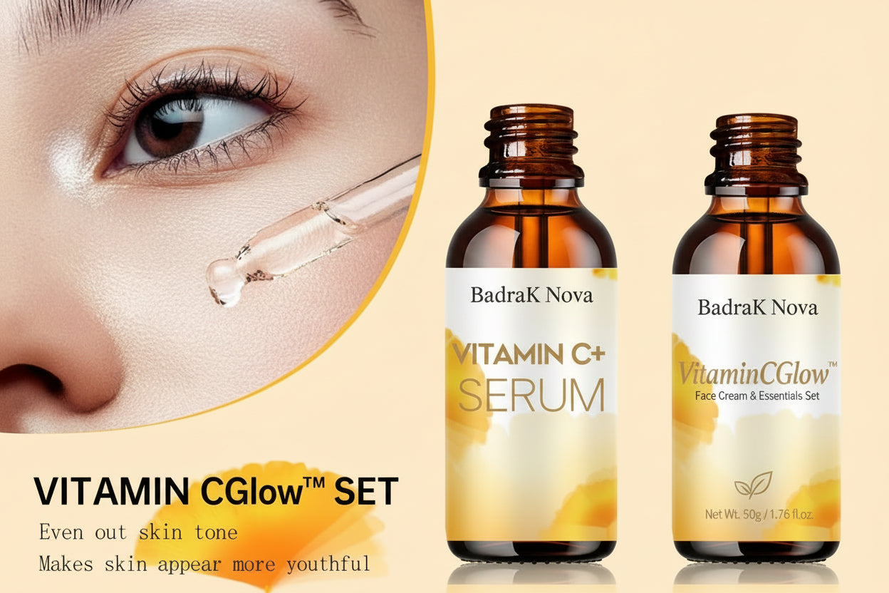 BadraK Nova VitaminCGlow™ – Face Cream & Essentials Set