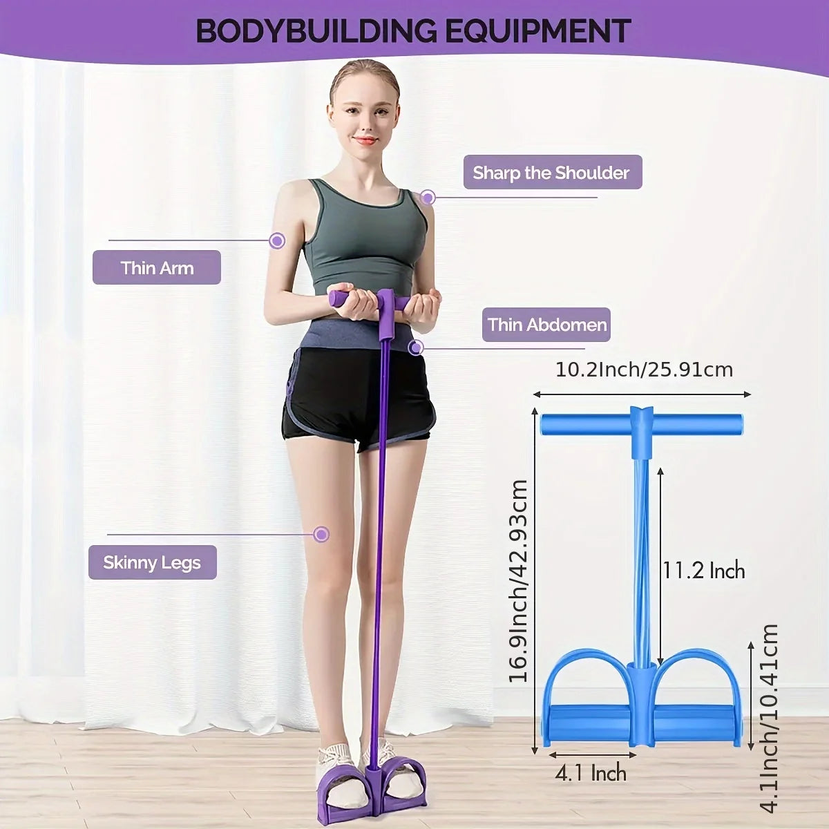 BadraK Nova FlexFit™ – Multi-Functional Yoga Resistance Bands