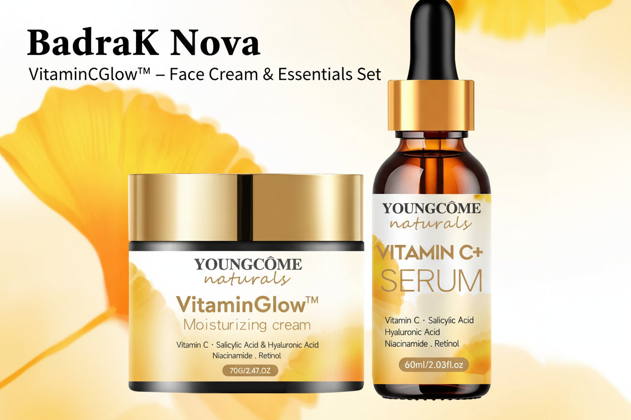 BadraK Nova VitaminCGlow™ – Face Cream & Essentials Set