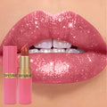 💄 BadraK Nova GlamShine™ – Metallic Glitter Lipstick