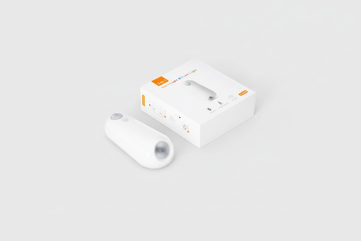 🚽 BadraK Nova GlowToilet™ – Motion Sensor Night Light