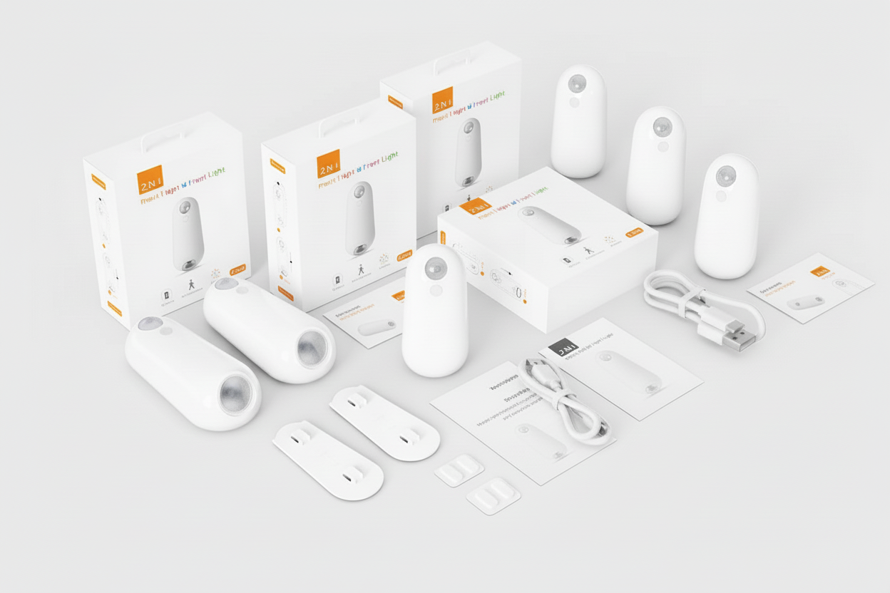 🚽 BadraK Nova GlowToilet™ – Motion Sensor Night Light