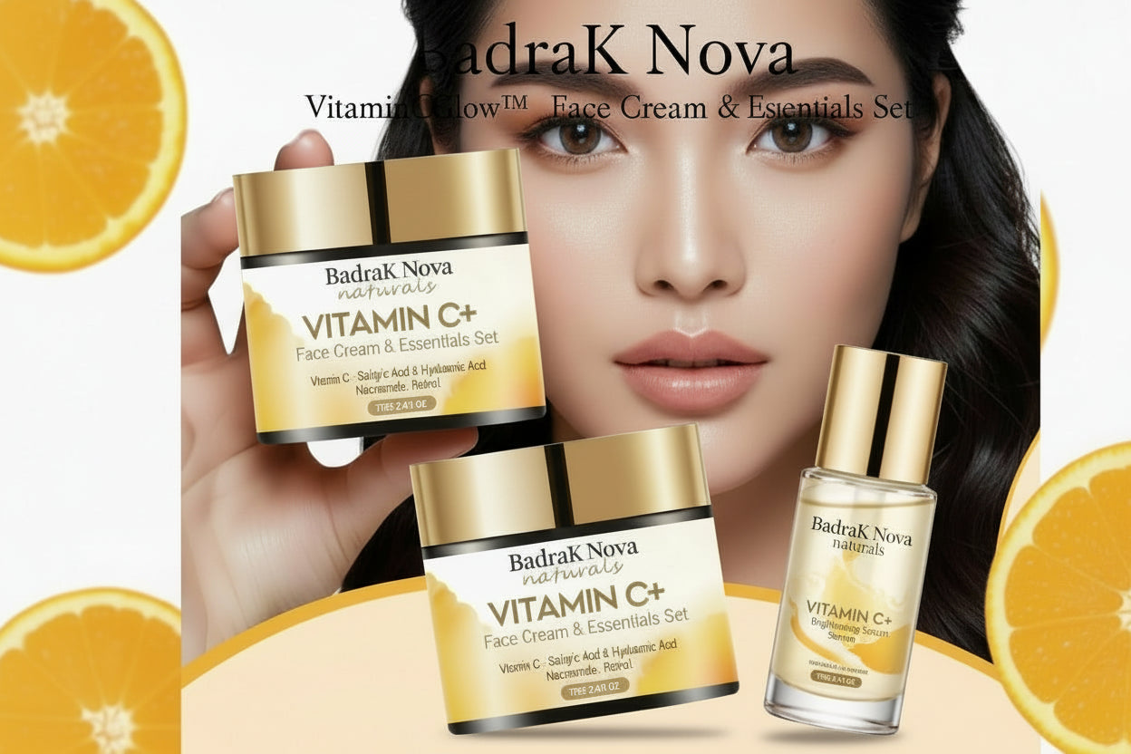 BadraK Nova VitaminCGlow™ – Face Cream & Essentials Set