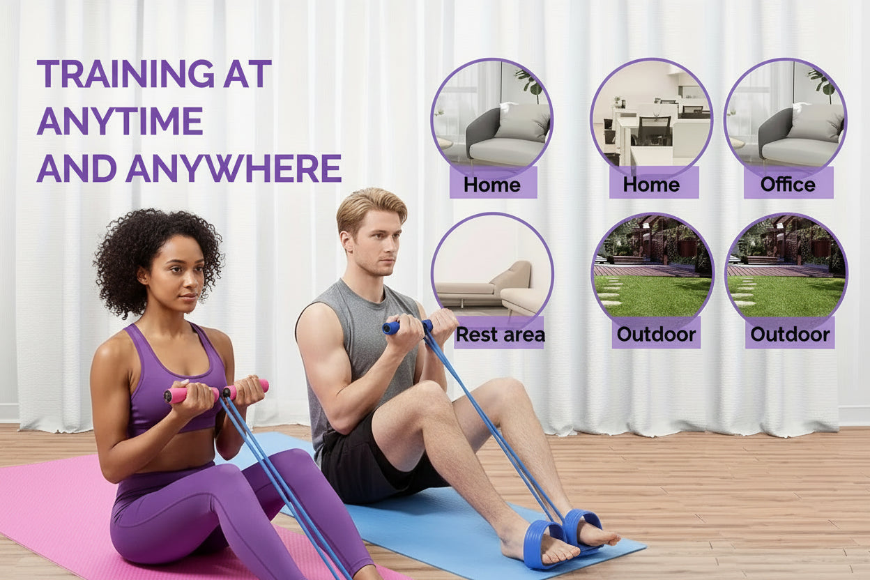 BadraK Nova FlexFit™ – Multi-Functional Yoga Resistance Bands