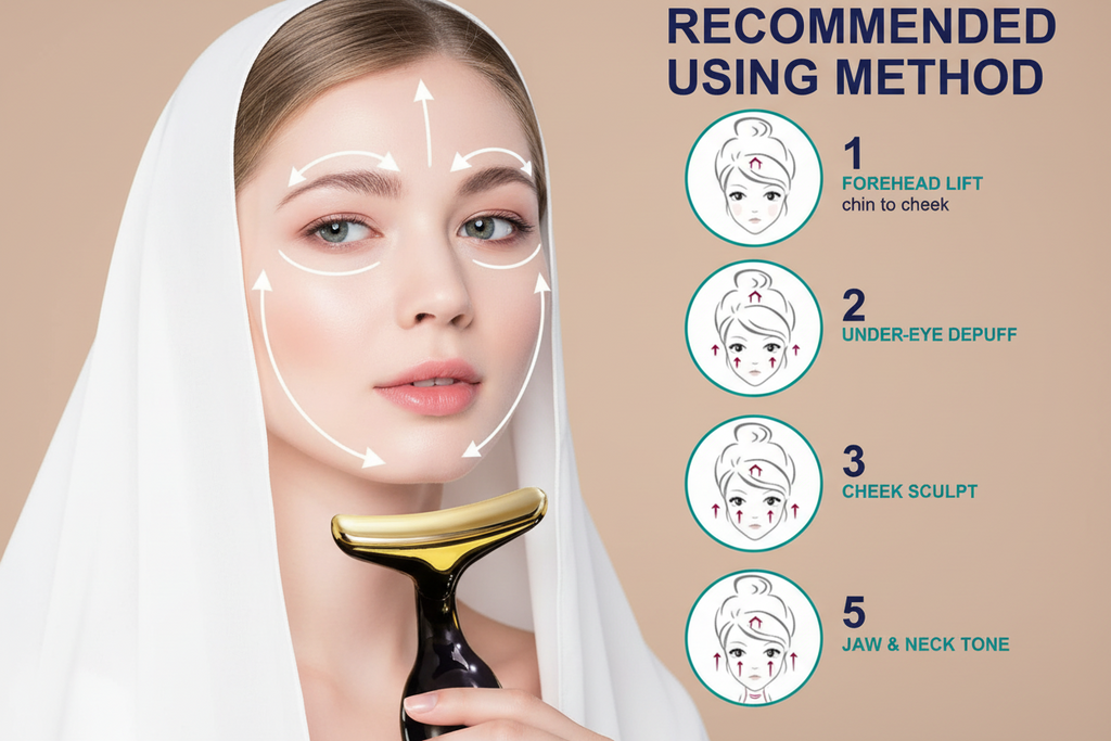 BadraK Nova V-Line Massager™ – 3-in-1 Face & Neck Lifter