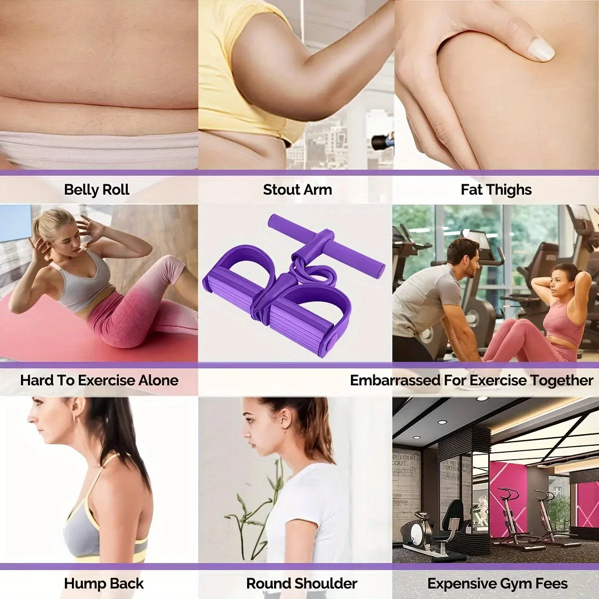 BadraK Nova FlexFit™ – Multi-Functional Yoga Resistance Bands